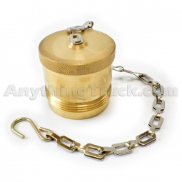 Buyers Products QDDP122 Dust Plug with chain for 3/4" NPT Hydraulic Coupler