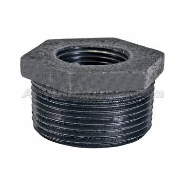 Buyers Products RAB200125 Iron Reducer Bushing, 2" Male NPT x 1-1/4" Female NPT