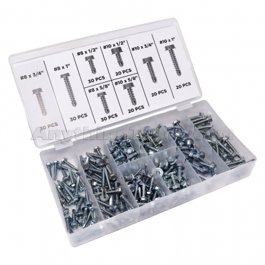 562.HK200SD Self-Drilling Screw Assortment Kit, 200 Pieces