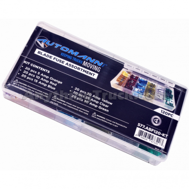 577.ABF120KT Blade Fuse Assortment Kit, 120 Pieces