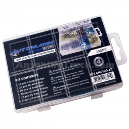 577.AMF100KT Mini Blade Fuse Assortment Kit, 100 Pieces