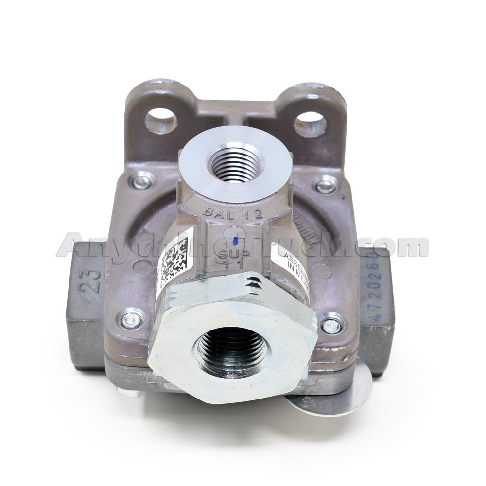 Bendix 109094N QR1C Quick Release Valve, 3/8" NPT Delivery Ports, 58 PSI Crack Pressure