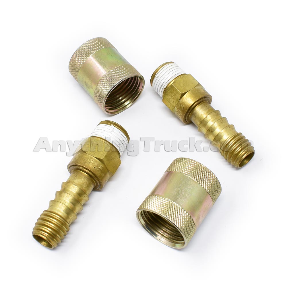 BWP M5111 Brass Air Brake Hose Menders, 1/2" ID X 3/8" NPT