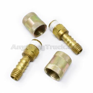 BWP M-5111 Brass Air Brake Hose Menders, 1/2" ID X 3/8" NPT