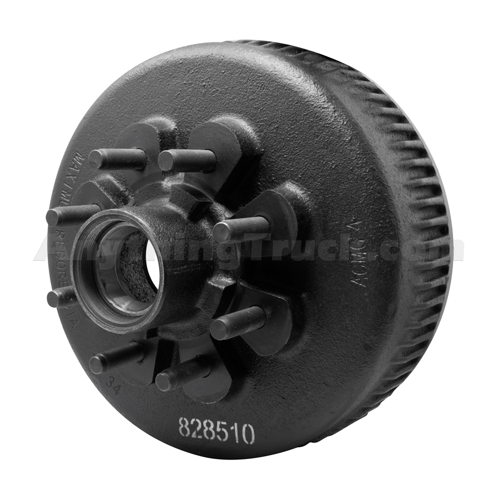 PTP 828510 Hub/Drum for Dexter 8K Trailer Axles, with Bearing Cups and