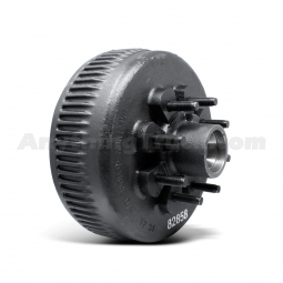 PTP 82858 Hub/Drum for Dexter 8K Trailer Axles, 8 on 6.50", 5/8" Stud, Grease