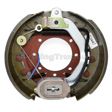 PTP 23447 12-1/4" x 5" 15K FSA RH Electric Brake Assy with 7 Bolt Cast Backing Plate for Dexter Axle