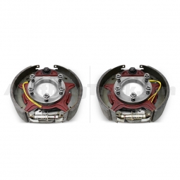 Electric Brake Kit, Retrofits Obsolete Warner 12.25" x 3.5" Brakes, Services One Axle