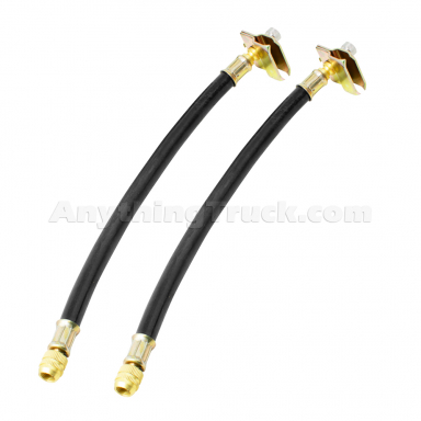 PTP FE3007 8-1/4" Dual Wheel Flexible Tire Valve Extensions, One Pair