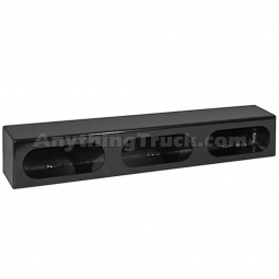 Buyers Products LB3253 LIGHT BOX,TRIPLE OVAL,4X25X3.5,CS BLK