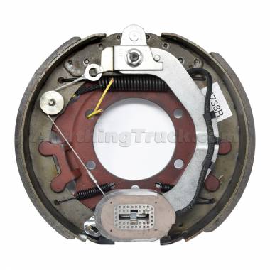 12-1/4" x 3-3/8" RH Electric Brake Assy with 5 Hole Backing Plate, Replaces Rockwell American 4738-R