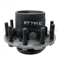 PTP HT799RC Fruehauf ProPar Trailer Hub, Outboard Mount, Includes Studs For Steel Wheels