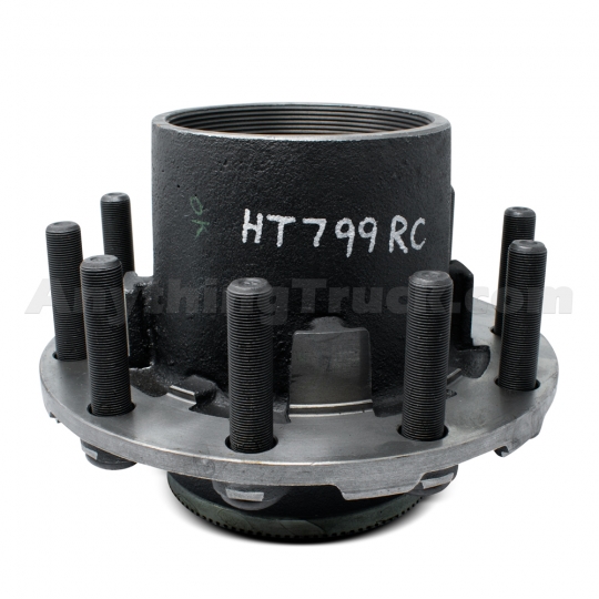 Automotive hub cap trailer black metal mounts semi truck trailer axle 3