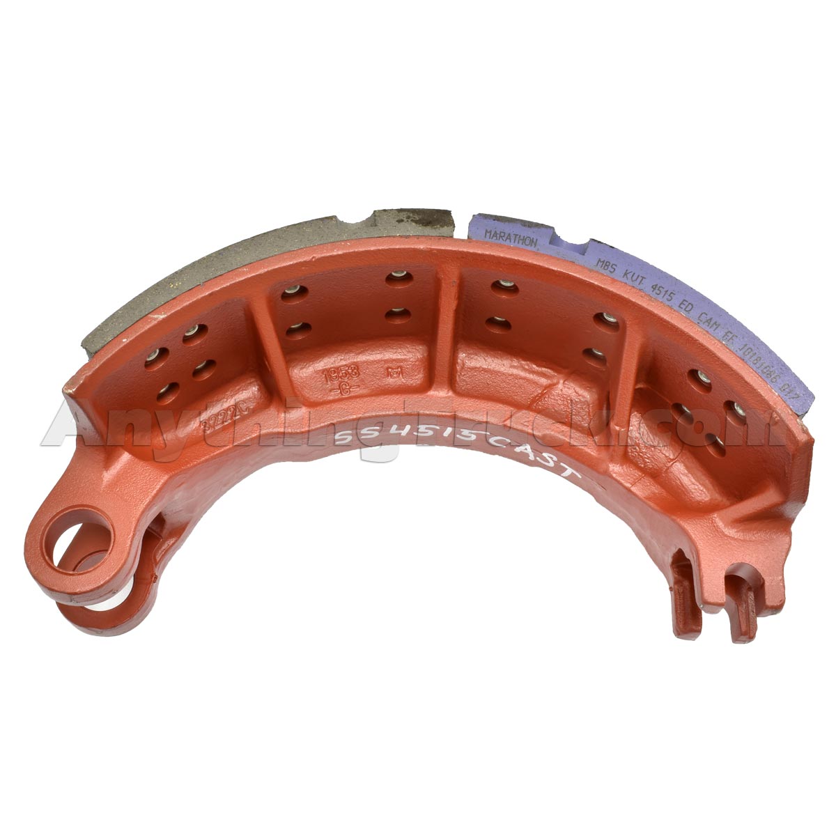 SS4515CAST Heavy Duty 16.5" x 7" Cast Brake Shoe with High Performance