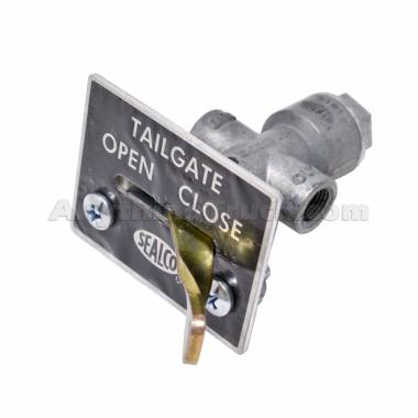Sealco 110300 Lever Control Valve, Tailgate, Open-Close Name Plate