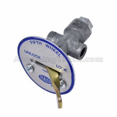 Sealco 216200 Lever Control Valve, Fifth Wheel, Unlock-Lock Name Plate