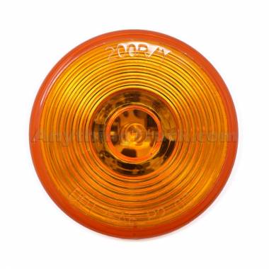 Pro LED 200YCMV Amber 2" Round LED Marker Light, Circle Lens, 10-30V, 10 LEDs