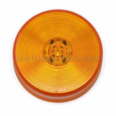 Pro LED 250YC24V 24-Volt Yellow 2.5-Inch Round LED Clearance Light with Circle Lens