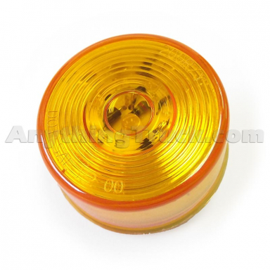 Pro LED 200YC24V 24-Volt Yellow 2-Inch Round LED Marker Light with Circle Lens