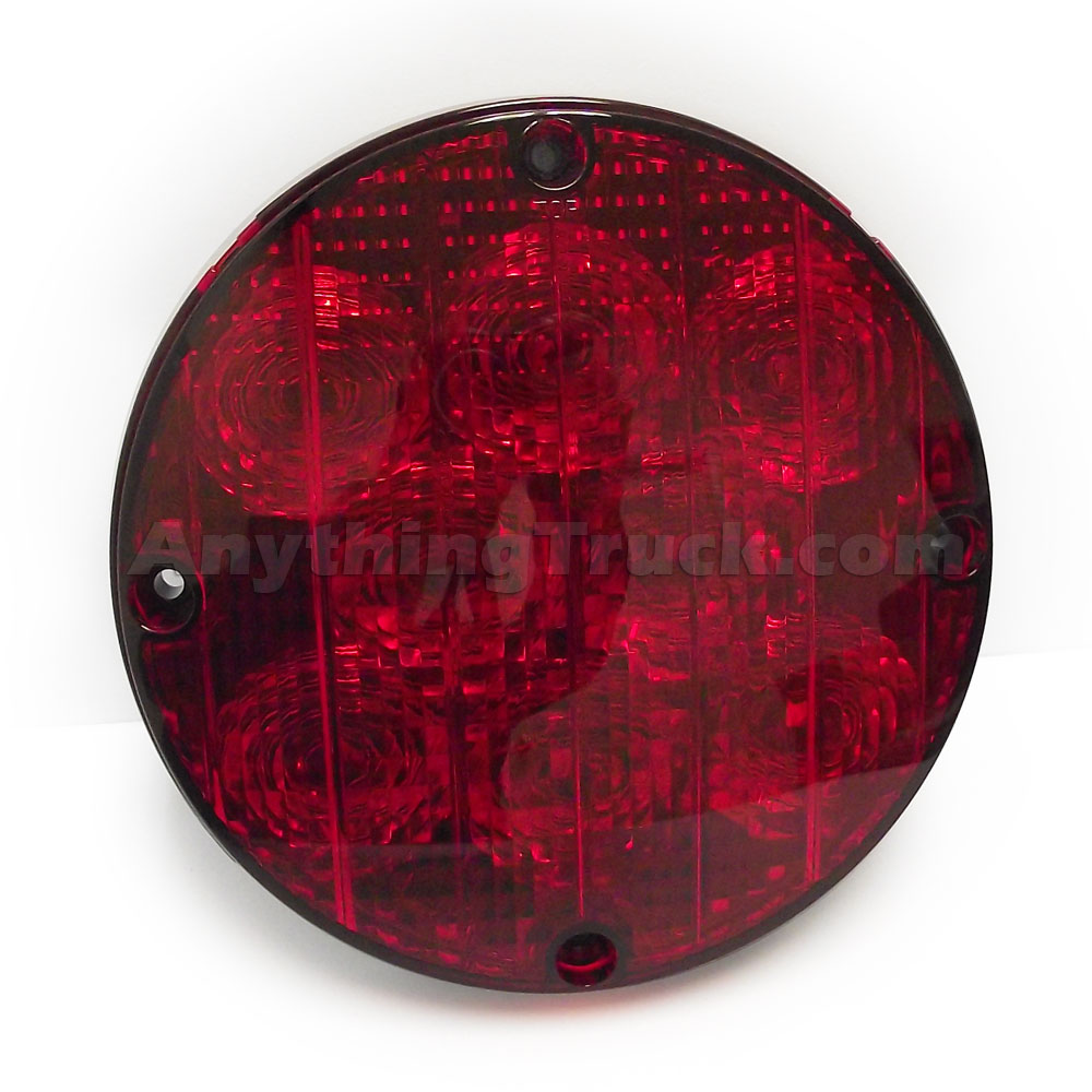7Inch Round Red LED School Bus Warning Strobe Light