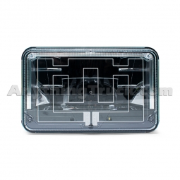 Pro LED 4651HT 4" x 6" High Beam 33W Heated De-Icing LED Headlight, Replaces Trux TLED-H11