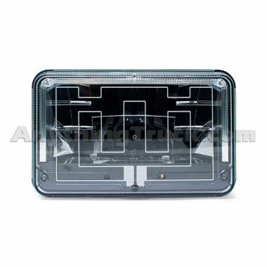 Pro LED 4651HT 4"x6" Heated De-Icing LED High Beam Headlight, 33W, H4 Connector, 12/24V