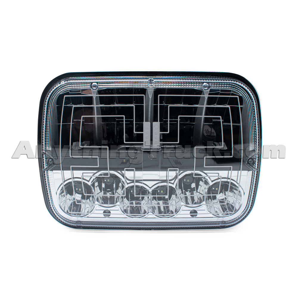 Pro LED 6054HT 5" x 7" High/Low Beam 50W Heated DeIcing LED Headlight