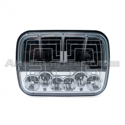 Pro LED 6054HT 5" x 7" High/Low Beam 50W Heated De-Icing LED Headlight