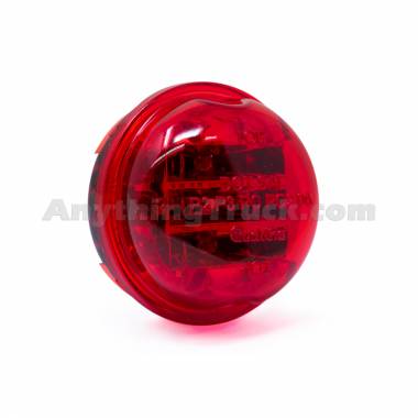 Truck-Lite 30375R Red 8-LED 2" Round Fit 'N Forget LED Marker Light, Grommet, 12V
