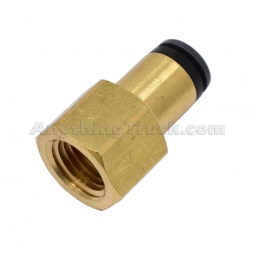 Velvac 016103 Female Push-to-Connect Air Fitting, 1/4" NPT x 1/4" Tube
