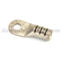 Velvac 058325 Heavy Duty Battery Lug, 1/0 GA, 3/8" Stud