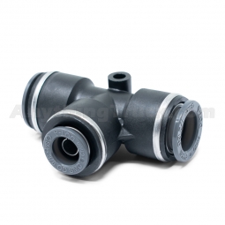 Velvac 016985 1/2" x 1/2" x 3/8" Push-To-Connect Union Tee