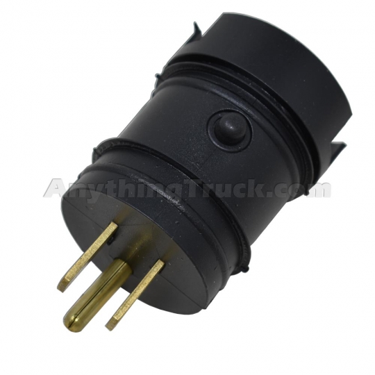 アラレ Zerostart 8605254 Field Wire Weatherproof Male Plug, 120V 15A