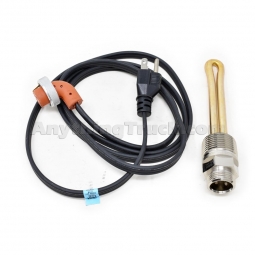Zerostart 8605556 Immersion Engine Heater, 1500W 120V, 1" NPT (Caterpillar, Detroit Diesel)