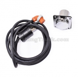 Zerostart 8606013 Weatherproof Power Cord, 120V 15A, 10', 4-Hole Square Receptacle
