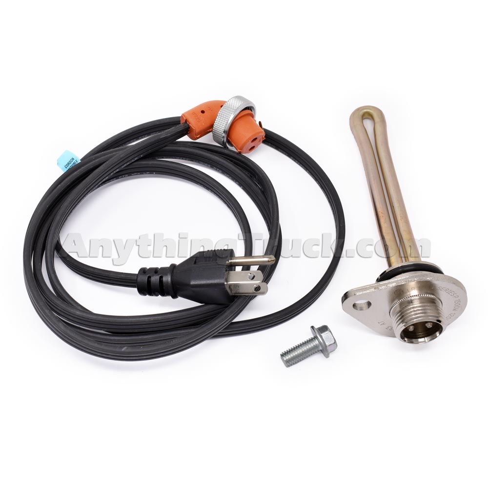 Zerostart 8607206 Freeze Plug Engine Heater, 1500W 120V, Plate (Mack