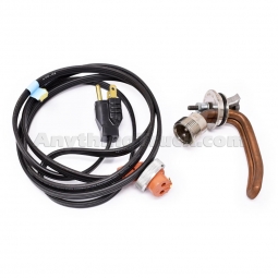 Zerostart 8608601 ENGINE HEATER - 1250W 120V, 1-1/4", PLUG (Special Order)