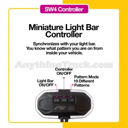 Pro LED SW4 Mini Controller For Stellar Vision Flashing Light Bars