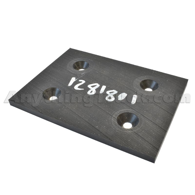 Hutch 1281801 Slider Pad, 4" x 51/2" x 1/4" Truck