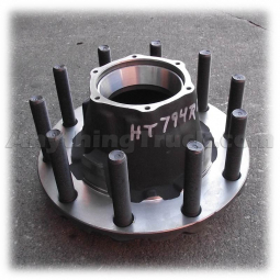 PTP HT794RD Trailer Hub, Outboard Mount, HM212049 & HM218248 Bearings, For Aluminum Wheels