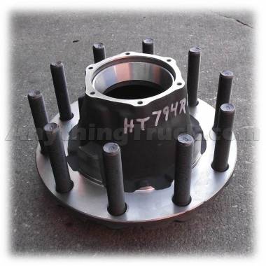 PTP HT794RD Trailer Hub, Outboard Mount, HM212049 & HM218248 Bearings, For Aluminum Wheels