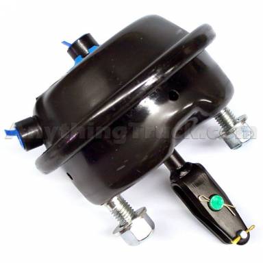 Genuine MGM 1621901 Type 20 Long Stroke Service Brake Chamber with Welded Clevis, 2.5" Stroke