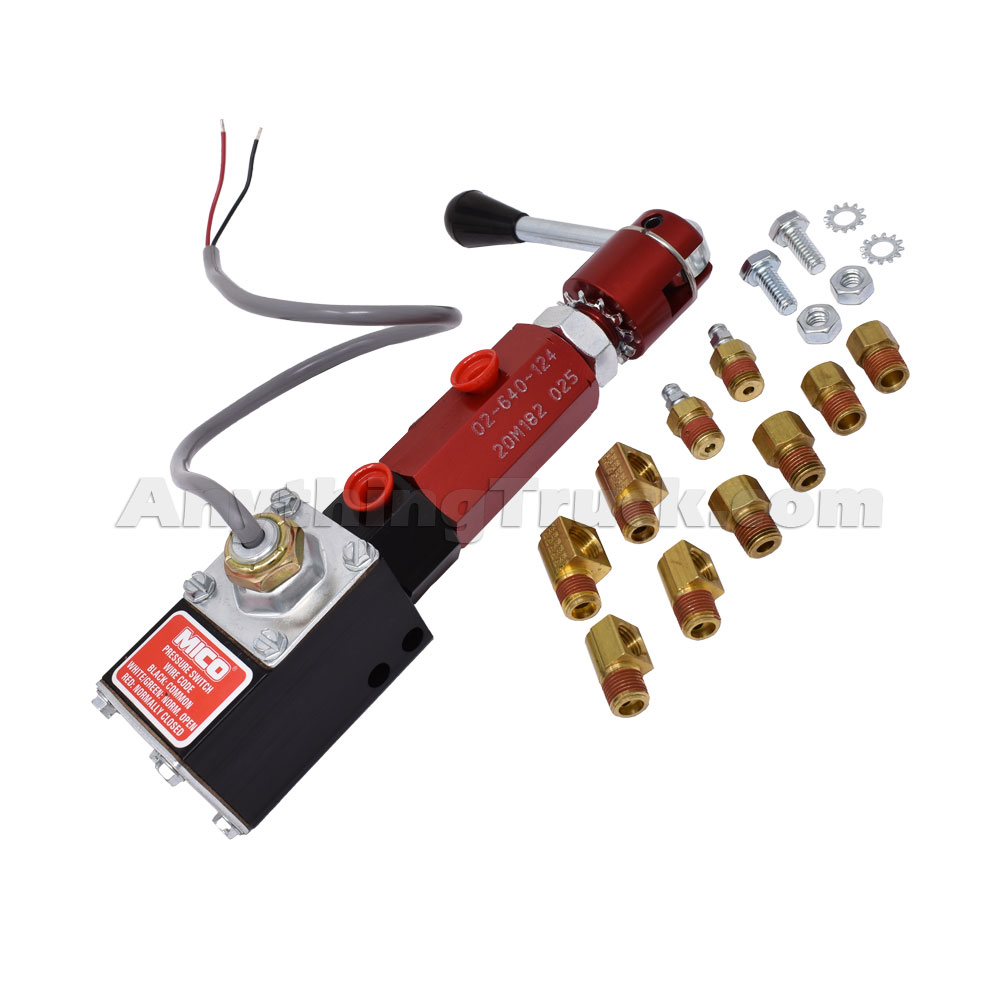 Mico 02640124 Lever Lock Kit, Hydraulic Oil Systems Only