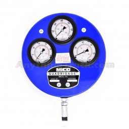 Mico 12-740-008 Quadrigage, Four Gauge Functions, 0-6000 PSI, 0-30 Inches Vacuum