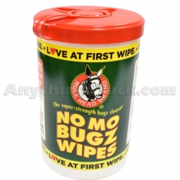 No Mo Bugz Bug Cleaner Wipes, (72) 10" x 12" Extra Strength Towels