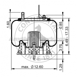 Continental AS69651 Air Spring