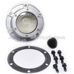 SKF CR 1843 Steel Hub Cap, 6 Bolt Holes, 5.5" Bolt Circle, Fits Many Semi Trailers