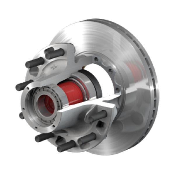 ConMet 10083398 Preset Bearing Aluminum Hub/Rotor Assembly, TP Trailer