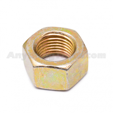 Dexter 006-129-01 Plain Nut, 1/2"-20 Thread, Grade 2, Zinc Plated