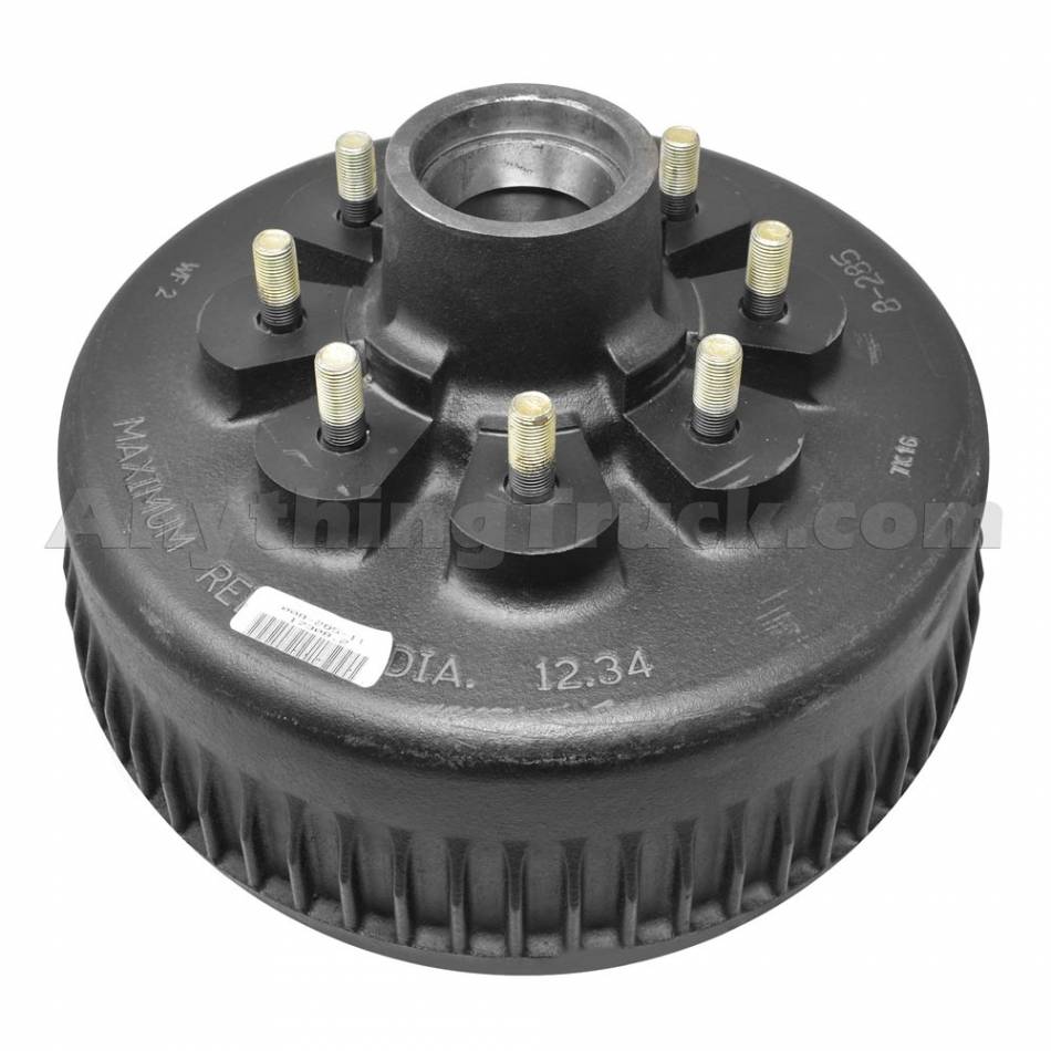 Dexter 008-285-11 H-D 8K Hub/Drum Assembly, Grease Lube, 4.75